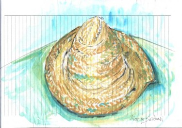 Peinture intitulée "sambriro" par Abdelkarim Saidani, Œuvre d'art originale