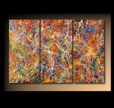「Abstraction T25」というタイトルの絵画 Tehosによって, オリジナルのアートワーク, オイル