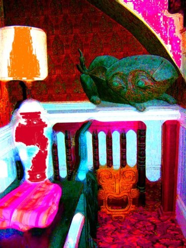 Digital Arts titled "Aztec Lounga" by Angelo Di Pietrantonio, Original Artwork