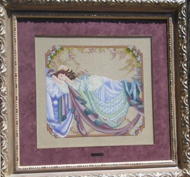 Artesanía titulada "la bella durmiente" por Carmen Medina Arevalo, Obra de arte original