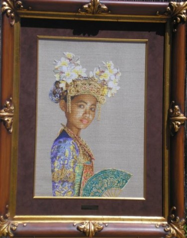 Artesanía titulada "INDONESIA" por Carmen Medina Arevalo, Obra de arte original