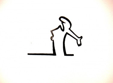 Peinture intitulée "part de en cours" par Toytoy, Œuvre d'art originale
