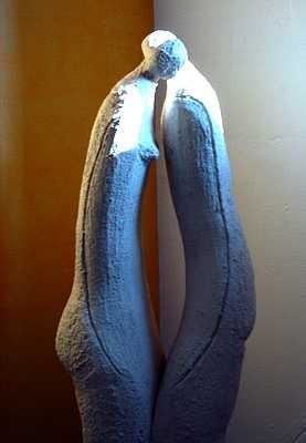 Sculpture intitulée "Le couple" par Béatrice Deridiaux, Œuvre d'art originale