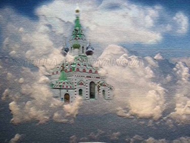 Fotografía titulada "La iglesia en el ci…" por Stella Khudyakova, Obra de arte original