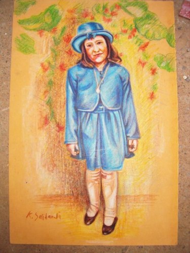 Peinture intitulée "lamisse" par Abdelkarim Saidani, Œuvre d'art originale