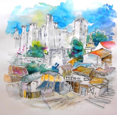 제목이 "Medieval Market in…"인 미술작품 Miki De Goodaboom로, 원작, 기름
