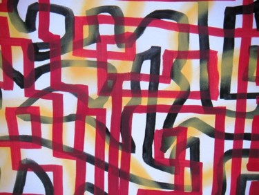 Peinture intitulée "détail JSPMPF" par Toytoy, Œuvre d'art originale