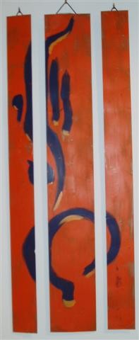Painting titled "TOLE EGNYMAS" by Yorgos Tambaktis, Original Artwork