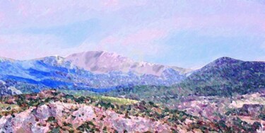 Crimean Mountains Painting titled "Crimean Mountains" by Viktor Kovbunov, Original Artwork