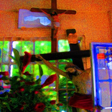 Digital Arts titled "Sign Of the Cross" by Angelo Di Pietrantonio, Original Artwork