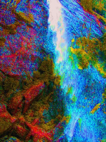 Digital Arts titled "Water Fall #3" by Angelo Di Pietrantonio, Original Artwork