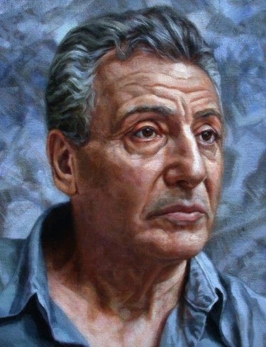 Peinture intitulée "P.Dukan" par Bastien Millan, Œuvre d'art originale
