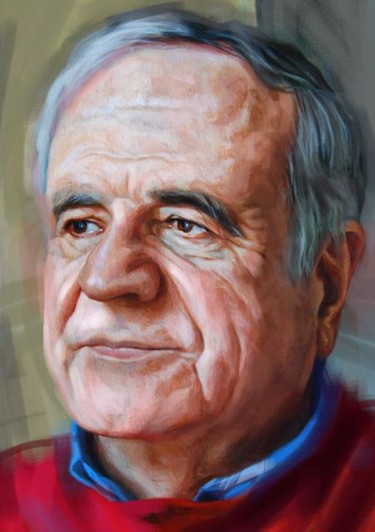 Peinture intitulée "Hubert.B" par Bastien Millan, Œuvre d'art originale, Huile