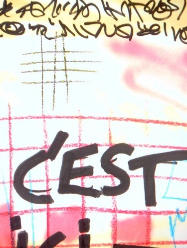 Peinture intitulée "Détail" par Toytoy, Œuvre d'art originale