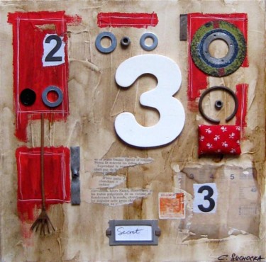 Peinture intitulée ""LE SECRET"" par Catherine Suchocka, Œuvre d'art originale, Autre