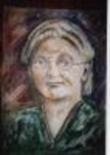 Painting titled "BOBONNE Hélène" by Dominique De Roo, Original Artwork
