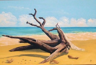 Painting titled "Netted" by Davo, Original Artwork
