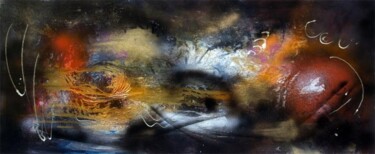 「L'alchimique caverne」というタイトルの絵画 Muriel Cayetによって, オリジナルのアートワーク, インク