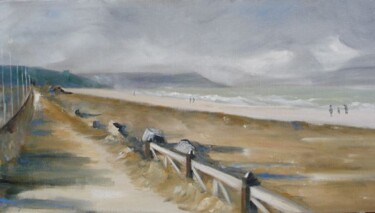 제목이 "Les planches de Dea…"인 미술작품 Marie Lorraine Papelier로, 원작, 기름