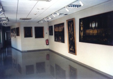 Pintura titulada "EXPOSICION "CAIXA P…" por Alexander Leal Cid, Obra de arte original