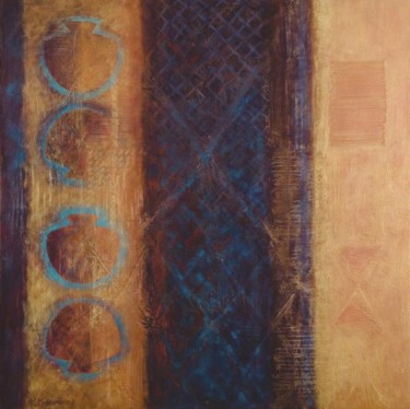 Painting titled "The X Factor, Alche…" by Kerryn Madsen-Pietsch, Original Artwork, Oil