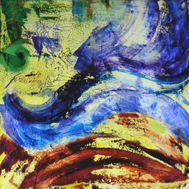 Peinture intitulée "Osiris - Osiris" par Cappone, Œuvre d'art originale, Huile Monté sur Châssis en bois