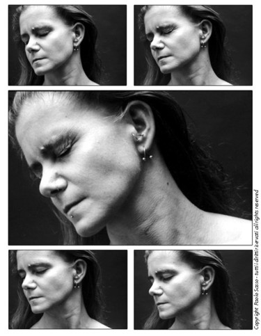 Fotografia intitolato "Studio su Roberta/S…" da Paolo Sasso, Opera d'arte originale
