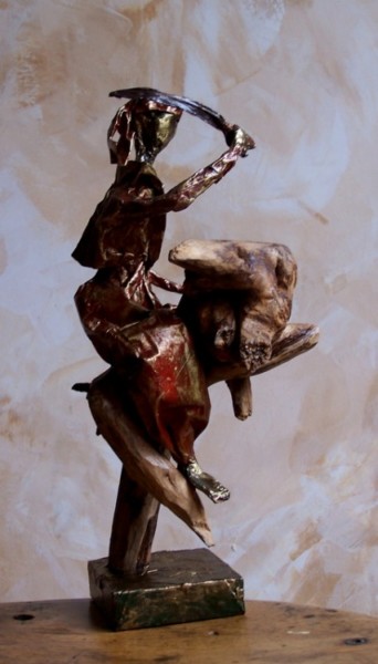 Sculpture intitulée "Fantasia..." par Anne-Frédérique Ferret, Œuvre d'art originale, Techniques mixtes