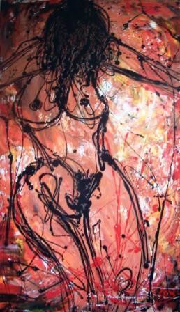 Pintura intitulada "Fluida" por Mário Fresco, Obras de arte originais, Outro