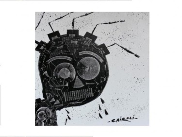 Peinture intitulée "grosses larmes pour…" par Yves Cairoli, Œuvre d'art originale