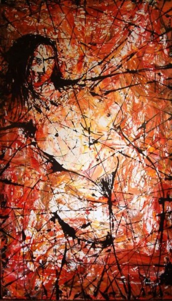 Pintura intitulada "rigida" por Mário Fresco, Obras de arte originais, Óleo