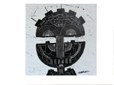 Peinture intitulée "avis partagé" par Yves Cairoli, Œuvre d'art originale