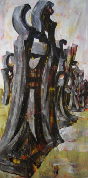 Peinture intitulée "Liu Yonggang's Gian…" par B.Piatti, Œuvre d'art originale, Huile