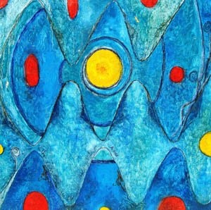 Pintura titulada "Sueño de Hikuri" por Maga, Obra de arte original