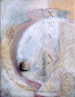 Painting titled "Give & Receive" by Kerryn Madsen-Pietsch, Original Artwork, Other