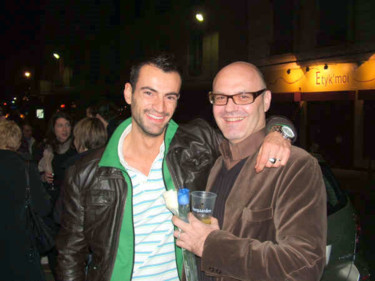 Photographie intitulée "Chris & Philippe" par Philippe Camoisson, Œuvre d'art originale