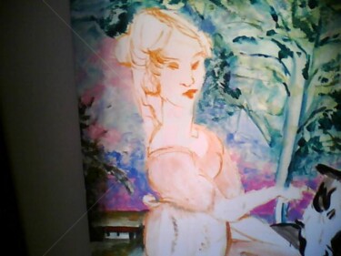 Pintura intitulada "vincenta" por Damenós, Obras de arte originais
