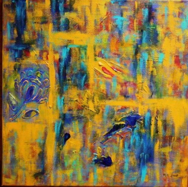 Peinture intitulée "Envol" par Myriam Thomas, Œuvre d'art originale