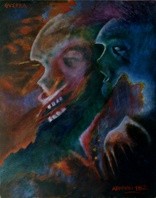 Pintura titulada "La guerra" por Carlos Ardohain, Obra de arte original, Oleo
