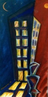 Pintura titulada "Tenebris" por Carlos Ardohain, Obra de arte original