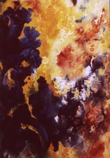 Peinture intitulée "un certain regard" par Ghyslaine De Sevlian, Œuvre d'art originale, Huile