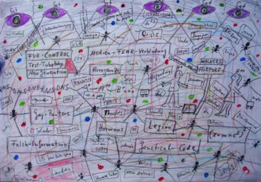 Painting titled "The Big Bang Of the…" by Georg Kiehn, Original Artwork
