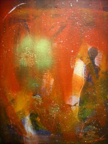 Peinture intitulée "Les profondeurs de…" par Bruno Briatte, Œuvre d'art originale, Huile