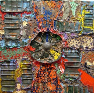 Peinture intitulée "atelier plastique 2" par Bruno Dumont, Œuvre d'art originale, Huile