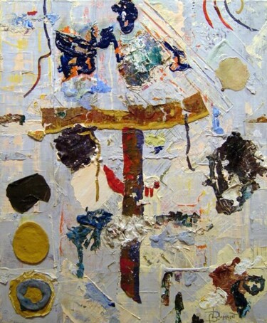 Peinture intitulée "ornithologie" par Bruno Dumont, Œuvre d'art originale, Huile