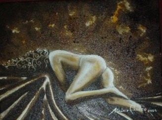 Pintura intitulada "monique" por Mário Fresco, Obras de arte originais, Óleo