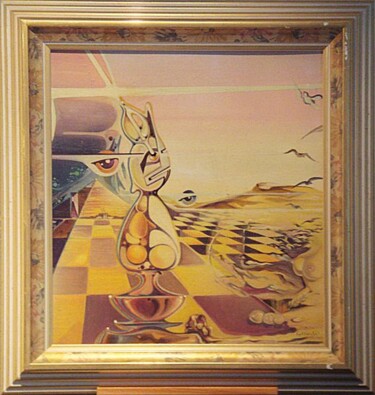 Peinture intitulée "Totem" par Pascal Chanier, Œuvre d'art originale