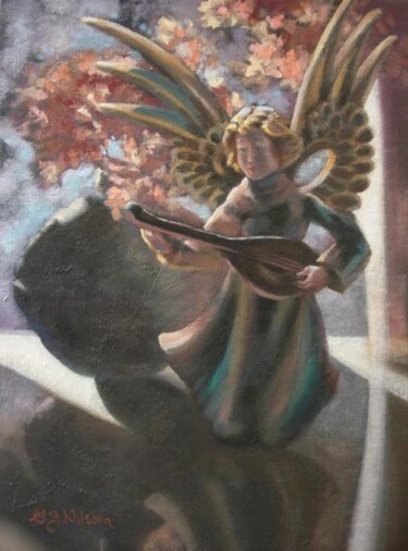 Ζωγραφική με τίτλο "Song of Prayer" από Gloria Nilsson, Αυθεντικά έργα τέχνης, Λάδι