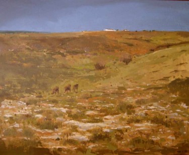 Peinture intitulée "LAS MERINDADES, BUR…" par Rubén De Luis, Œuvre d'art originale