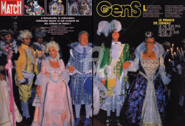Installation intitulée ""BAL A VERSAILLES"" par Carlo Maiolini, Œuvre d'art originale